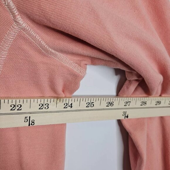 Margaritaville Island Reserve 1/4" Zip Sweatshirt Mock Neck Mesh Peach Mens XL - Picture 4 of 6